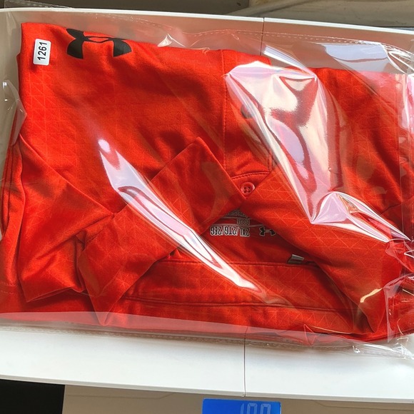 Under Armour Mens 2XL Orange HeatGear Coldblack Polo Shirt Athletic Golf - Picture 14 of 14